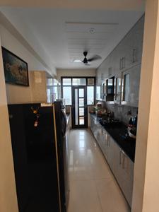 Kitchen Image of 1410 Sq.ft 2 BHK Apartment / Flat for rent in Golden Sand Apartments Phase 2, Dhakoli Zirakpur for Rs. 36000