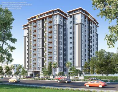 Image of 1510 Sq.ft 2 BHK Apartment / Flat for sale in Thanisandra, Bengaluru for Rs. 16999999