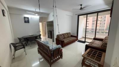 Living Room Image of 1136 Sq.ft 2 BHK Apartment / Flat for rent in Shree Anusthan, Vaishno Devi Circle Ahmedabad for Rs. 25000