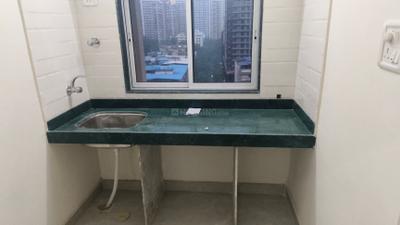 Kitchen Image of 408 Sq.ft 1 BHK Apartment / Flat for rent in Chandiwala Pearl Blossom, Jogeshwari West Mumbai for Rs. 35000