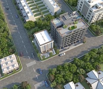 Image of 1600 Sq.ft 3 BHK Apartment / Flat for sale in Alkapuri, Vadodara for Rs. 8300000