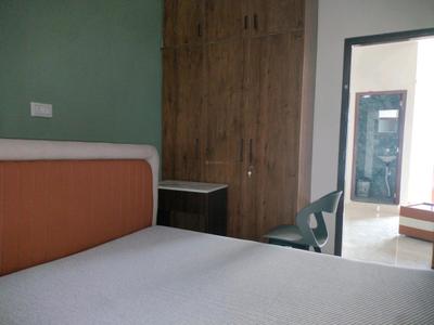 Bedroom Image of 550 Sq.ft 1 BHK Apartment / Flat for rent in Om Sai, Marathahalli Bengaluru for Rs. 19000