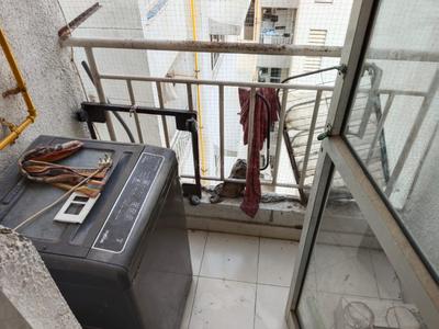 Balcony Image of 600 Sq.ft 1 BHK Apartment / Flat for rent in Godrej Garden City, Gota Ahmedabad for Rs. 21000