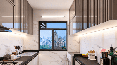 Kitchen Image of 915 Sq.ft 2 BHK Apartment / Flat for sale in Mahim Mumbai for Rs. 35800001