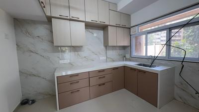 Kitchen Image of 950 Sq.ft 2.5 BHK Apartment / Flat for rent in Kanakia Niharika, Thane West Thane for Rs. 50000