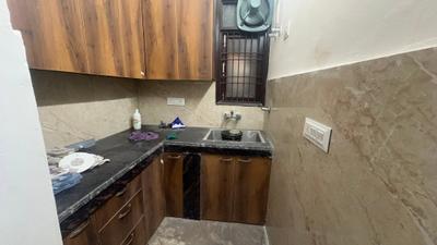 Kitchen Image of 700 Sq.ft 2 BHK Apartment / Flat for sale in Khanpur New Delhi for Rs. 4600000