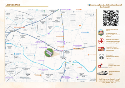Image of 774 Sq.ft Residential Plot / Land for sale in Nandur Naka, Nashik for Rs. 2237560