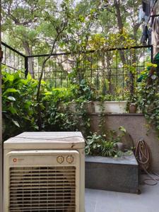 Balcony Image of 1600 Sq.ft 3 BHK Apartment / Flat for rent in Gangotri Enclave , Alaknanda New Delhi for Rs. 80000