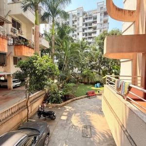 Balcony Image of 1014 Sq.ft 2 BHK Apartment / Flat for rent in Wakad Pune for Rs. 35000