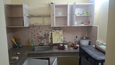 Kitchen Image of 450 Sq.ft 1 RK Builder Floor for rent in Safdarjung Enclave New Delhi for Rs. 32000