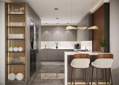 Kitchen Image of 4200 Sq.ft 4 BHK Apartment / Flat for sale in Samanvay The Autograph, Vaishali Nagar Extension Jaipur for Rs. 29400000