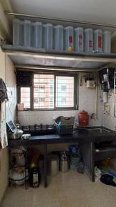 Kitchen Image of 650 Sq.ft 1 BHK Apartment / Flat for rent in Ghansoli Navi Mumbai for Rs. 26000