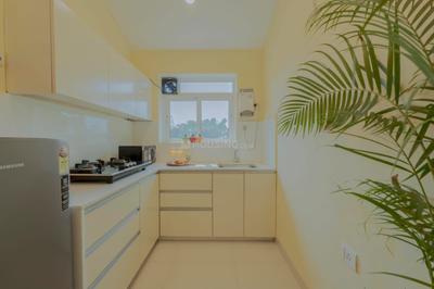 Kitchen Image of 800 Sq.ft 1 BHK Apartment / Flat for rent in Marna Siolim Goa for Rs. 45000