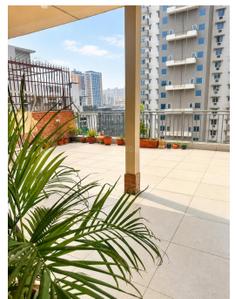 Balcony Image of 3700 Sq.ft 4 BHK Apartment / Flat for rent in Mahagun Maestro, Sector 50 Noida for Rs. 100000