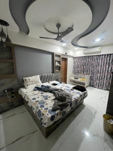 Bedroom Image of 2630 Sq.ft 4 BHK Apartment / Flat for rent in Swagat Agacia, Sargasan Gandhinagar for Rs. 62999