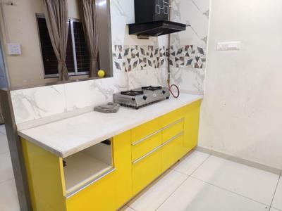 Kitchen Image of 560 Sq.ft 1 BHK Apartment / Flat for sale in Goel Ganga Hill Mist Harmony, Kondhwa Pune for Rs. 4200000