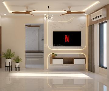 Living Room Image of 460 Sq.ft 1 BHK Apartment / Flat for sale in Vasai East Vasai for Rs. 3999999