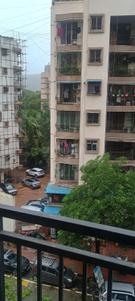 Balcony Image of 690 Sq.ft 1 BHK Apartment / Flat for rent in Arun Krishna Prestige, Mira Road East Mira Bhayandar for Rs. 22000