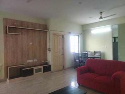 Living Room Image of 1250 Sq.ft 2 BHK Apartment / Flat for rent in Akshay, Mahadevapura Bengaluru for Rs. 33000