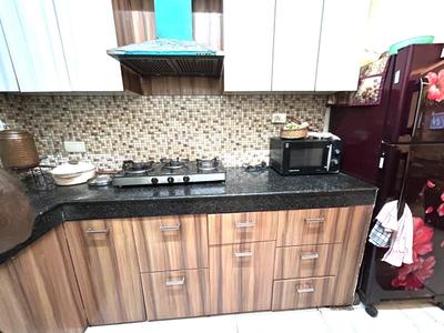 Kitchen Image of 1535 Sq.ft 3 BHK Apartment / Flat for sale in Divyansh Arc Angels, Morta, Moti Ghaziabad for Rs. 10700000