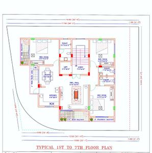 Image of 1728 Sq.ft 3 BHK Apartment / Flat for sale in Manish Nagar, Nagpur for Rs. 8000000