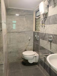 Common Bathroom Image of 600 Sq.ft 1 BHK Apartment / Flat for sale in Shree Sai Shweta Heights, Mira Road East Mira Bhayandar for Rs. 7951000