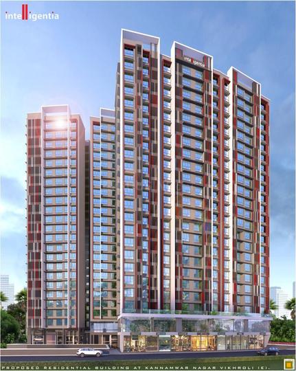 Image of 460 Sq.ft 1 BHK Apartment / Flat for sale in Haware Intelligentia Horizon, Vikhroli East, Mumbai for Rs. 6600000