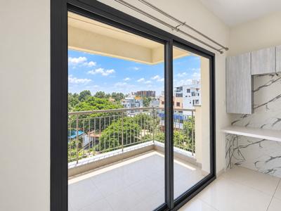 Balcony Image of 1800 Sq.ft 3 BHK Apartment / Flat for rent in Whitefield Bengaluru for Rs. 64500