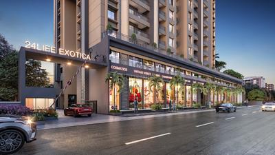Image of 1019 Sq.ft 2 BHK Apartment / Flat for sale in 24Life Exotica, Dudulgaon, Pune for Rs. 5700000