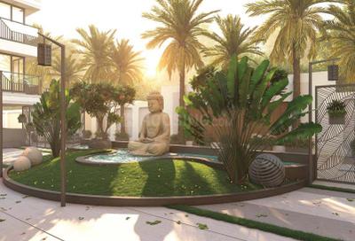 Balcony Image of 1458 Sq.ft 2 BHK Apartment / Flat for sale in Randesan Gandhinagar for Rs. 6300000