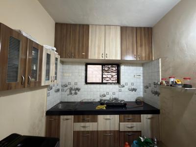 Kitchen Image of 540 Sq.ft 1 BHK Independent House for rent in Bhosari Pune for Rs. 11000