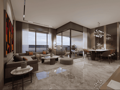 Image of 1154 Sq.ft 3 BHK Apartment / Flat for sale in Nirman Sahvas, Adalaj, Gandhinagar for Rs. 8691000
