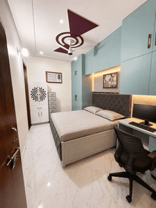 Bedroom Image of 624 Sq.ft 3 BHK Independent House for rent in Sector 7 Gurgaon for Rs. 42000