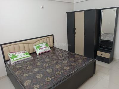 Bedroom Image of 2145 Sq.ft 3 BHK Apartment / Flat for rent in Shree Sharanam Sky, Sargasan Gandhinagar for Rs. 26000