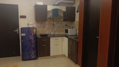 Kitchen Image of 450 Sq.ft 1 BHK Builder Floor for rent in Bhankrota Jaipur for Rs. 21000
