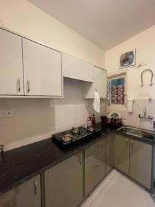 Kitchen Image of 500 Sq.ft 1 BHK Builder Floor for rent in DLF Phase 3 Gurgaon for Rs. 32500