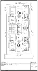 Floor Plan Image of 1322 Sq.ft 3 BHK Apartment / Flat for sale in Adambakkam Chennai for Rs. 15203000