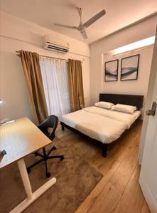 Bedroom Image of 750 Sq.ft 1 BHK Builder Floor for rent in HSR Layout Bengaluru for Rs. 40000