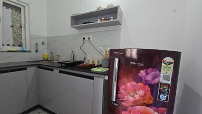 Kitchen Image of 725 Sq.ft 1 BHK Apartment / Flat for rent in Kondapur Hyderabad for Rs. 26000