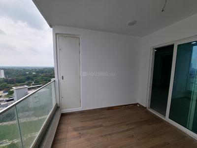 Balcony Image of 2200 Sq.ft 3 BHK Apartment / Flat for rent in Jayabheri The Nirvana, Gachibowli Hyderabad for Rs. 75100