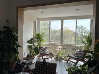Balcony Image of 1500 Sq.ft 2 BHK Apartment / Flat for rent in Vignana Kendra Bengaluru for Rs. 135000