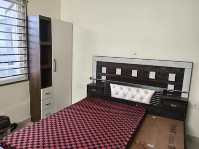 Bedroom Image of 1000 Sq.ft 1 BHK Independent House for rent in Shubham Silicon City Phase 1, Girdharpura Kota for Rs. 9000