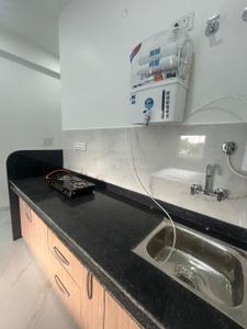 Kitchen Image of 800 Sq.ft 1 RK Apartment / Flat for rent in Durgapura Jaipur for Rs. 18000