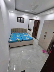 Bedroom Image of 500 Sq.ft 1 BHK Builder Floor for rent in  Dayanand Colony RWA, Lajpat Nagar New Delhi for Rs. 26000