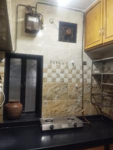 Kitchen Image of 670 Sq.ft 1 BHK Apartment / Flat for rent in Vashi Navi Mumbai for Rs. 40000