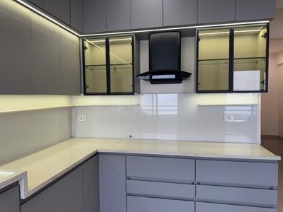 Kitchen Image of 936 Sq.ft 3 BHK Apartment / Flat for rent in Vijay Nagar Indore for Rs. 35000