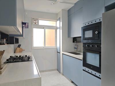 Kitchen Image of 1022 Sq.ft 3 BHK Apartment / Flat for sale in Hubtown Rising City, Ramabai Ambedkar Nagar Mumbai for Rs. 26500000