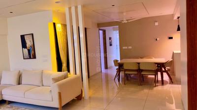 Living Room Image of 1675 Sq.ft 3 BHK Apartment / Flat for rent in Shivalik Green View, Shantigram Ahmedabad for Rs. 95000