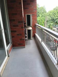 Balcony Image of 1440 Sq.ft 3 BHK Builder Floor for rent in Chittaranjan Park New Delhi for Rs. 86000