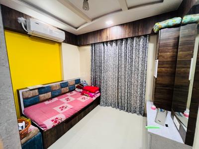 Bedroom Image of 1200 Sq.ft 2 BHK Apartment / Flat for rent in Rushabhdev Sharan Circle Homes, Zundal Ahmedabad for Rs. 28000